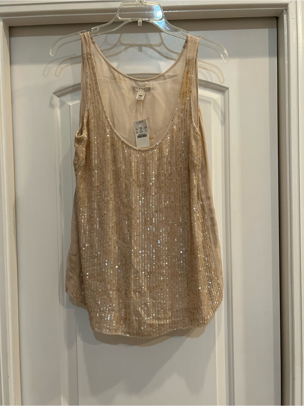 J. Crew Champagne Sequin Camisole